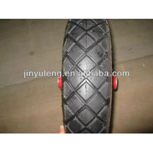 16x4.00-8 rubber inflatable tyre/ wheel for wheel barrow